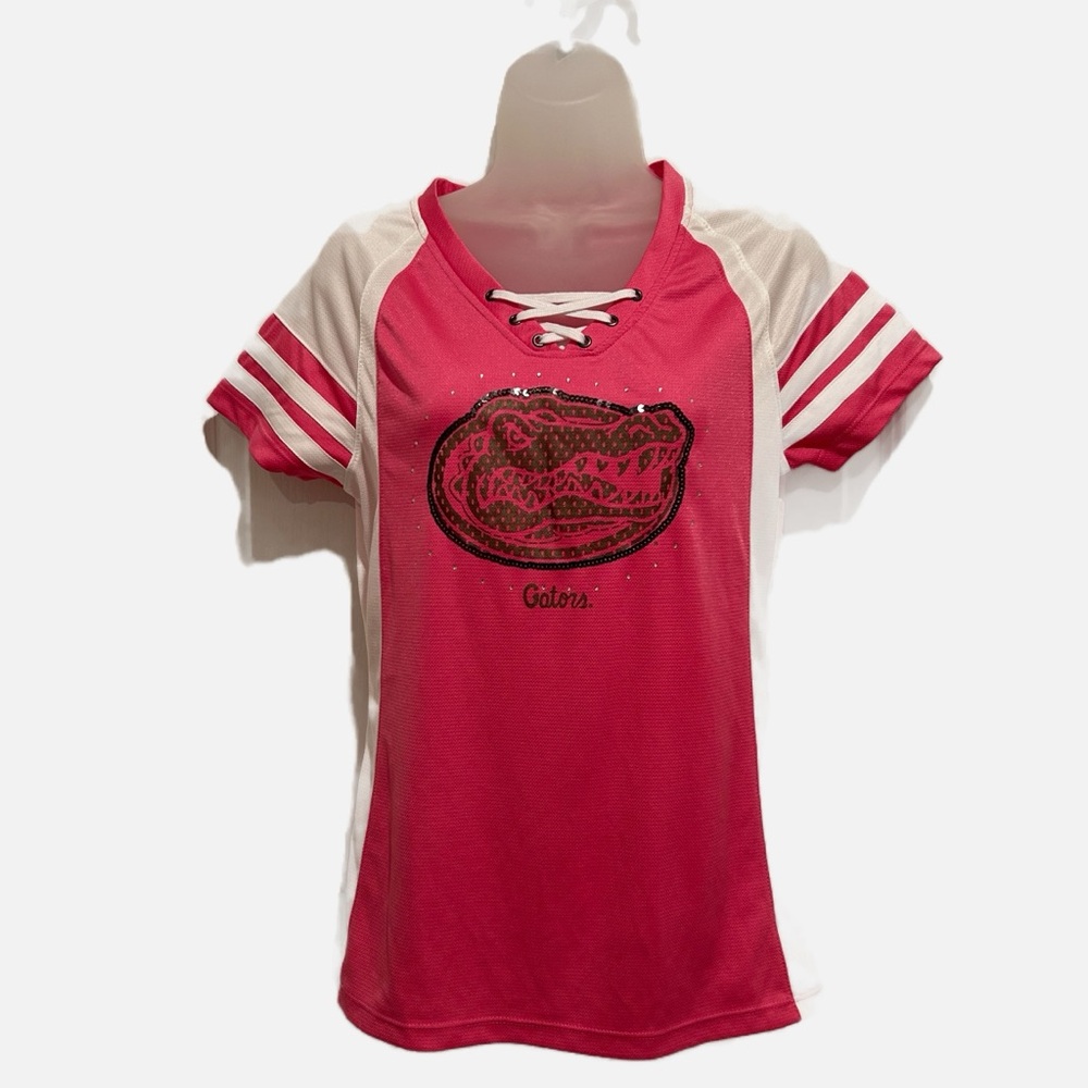 Florida Gators pink and white jersey. Size M.